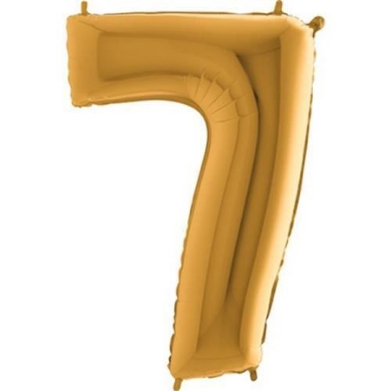 Picture of Gold Foil Number 7 Balloon