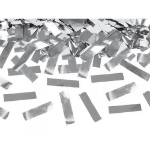 Obrázok z Vystreľovacie konfety strieborné - 40 cm