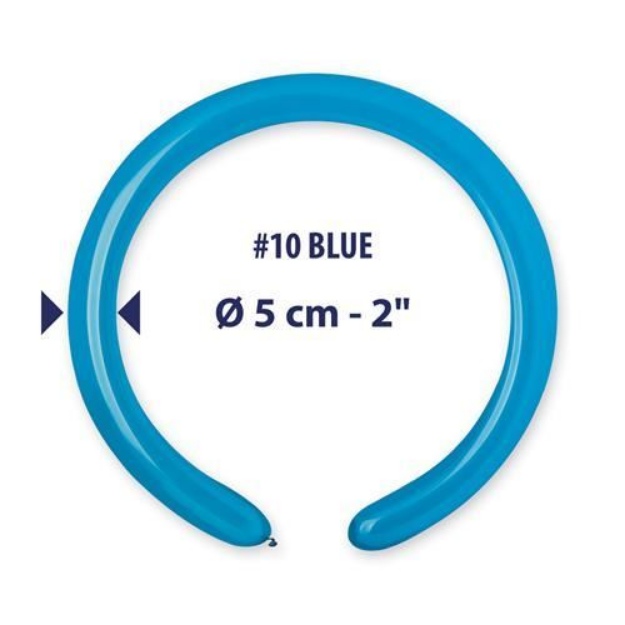 Obrázek z Modelovací balonky profesionální - 100 ks - modré 