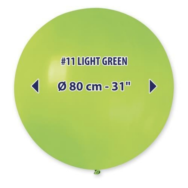 Obrázok z Obrie nafukovací balón - svetlo zelená