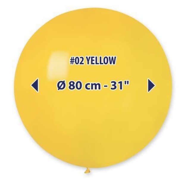 Obrázek z Obří nafukovací balon - žlutá 