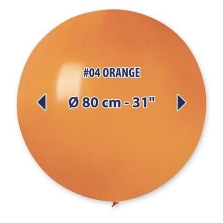 Picture of Giant inflatable balloon - Gemar orange 80 cm