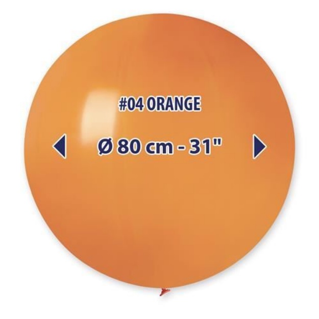 Obrázok z Obrí nafukovací balón - Gemar oranžový 80 cm