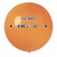 Obrázok z Obrí nafukovací balón - Gemar oranžový 80 cm