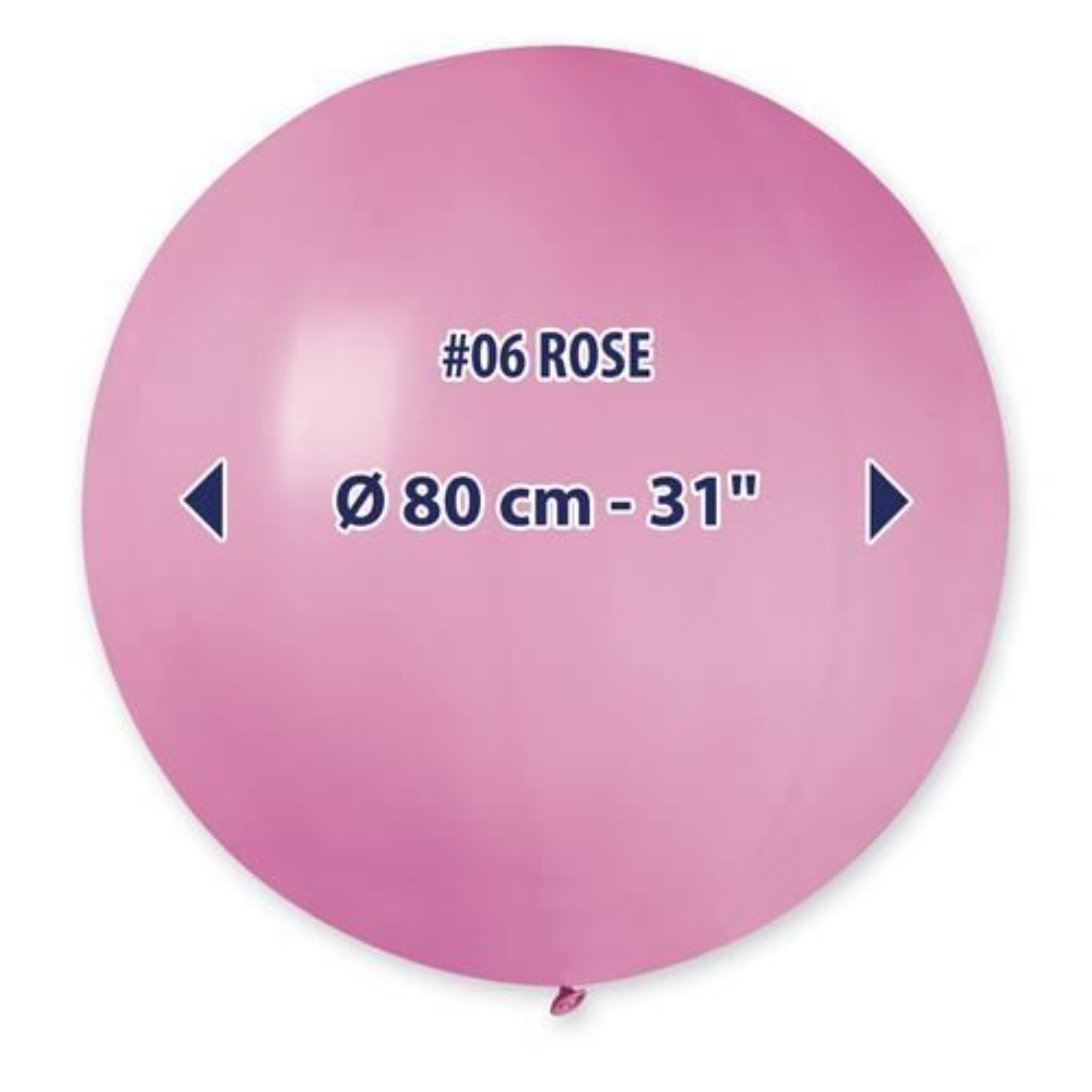 Obří nafukovací balon - Gemar světle růžový 80 cm
