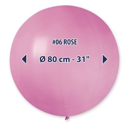 Picture of Giant inflatable balloon - Gemar light pink 80 cm