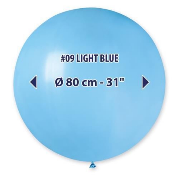 Obrázok z Obrí nafukovací balón - Gemar svetlo modrý 80 cm