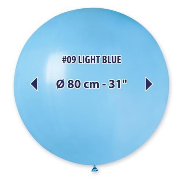 Obrázek z Obří nafukovací balon - světle modrá 