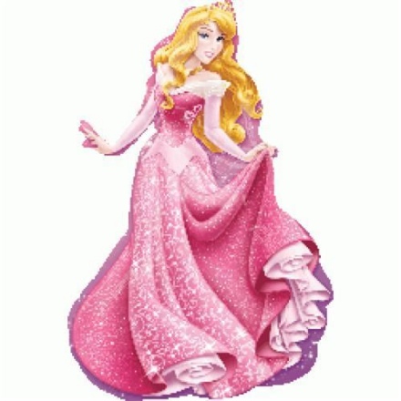 Picture of Disney princess foil balloon Rose 58 x 86 cm
