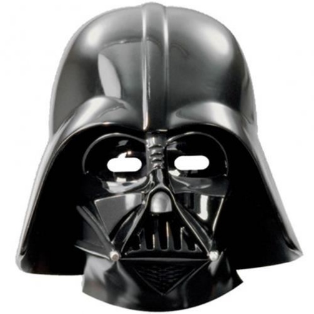 Obrázek z Party papírové masky Darth Vader 6 ks 
