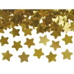 Obrázok z Vystreľovacie konfety zlaté hviezdy 60cm