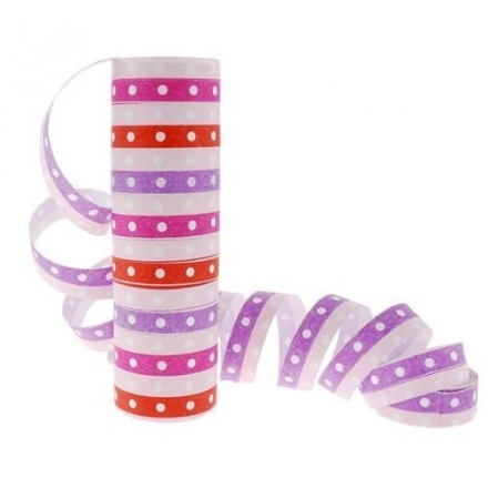 Picture of Paper streamers stripes and dots GIRL
