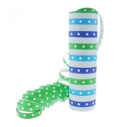 Picture of Paper streamers with stripes and dots BOY
