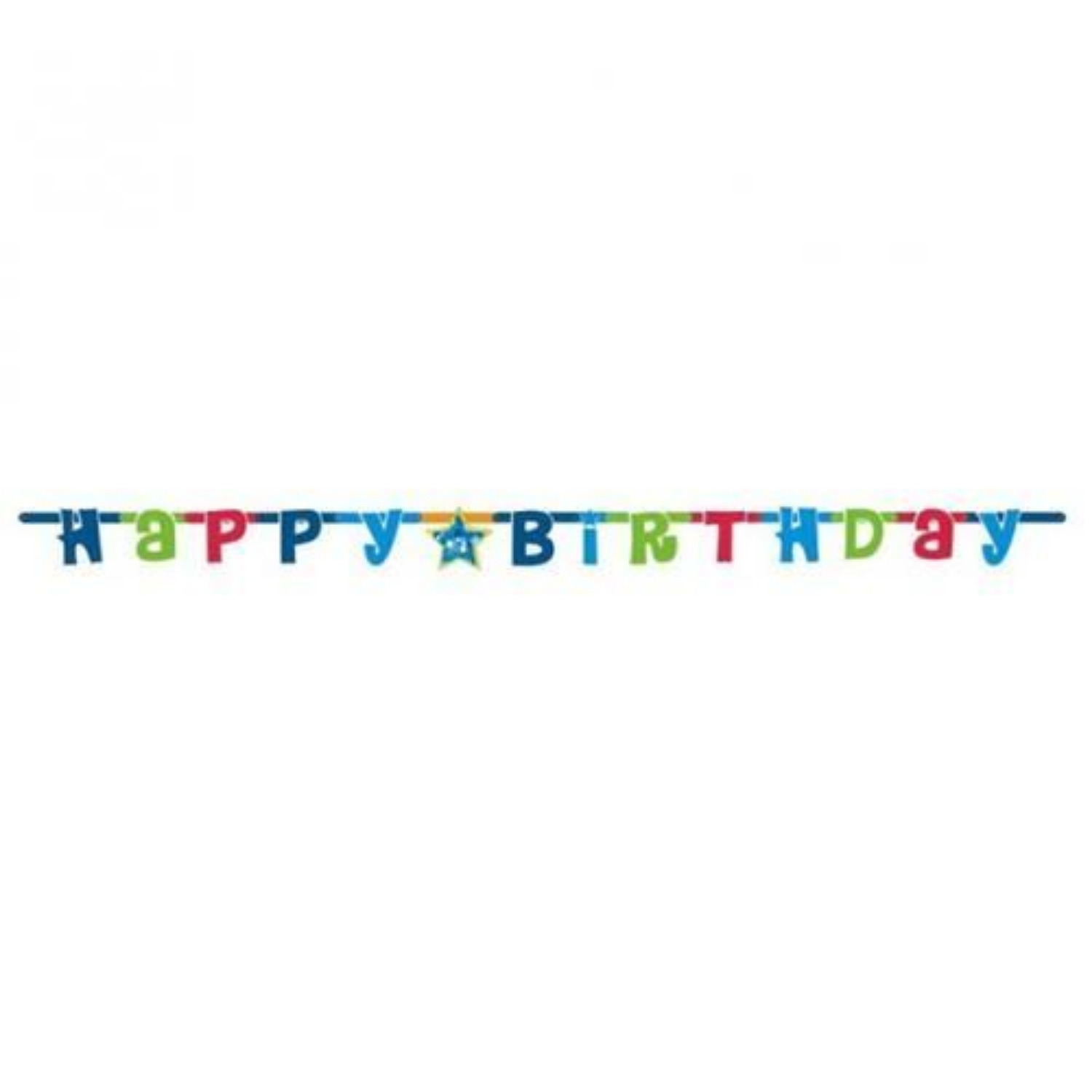 Party nápis Happy Birthday - boy 180 cm