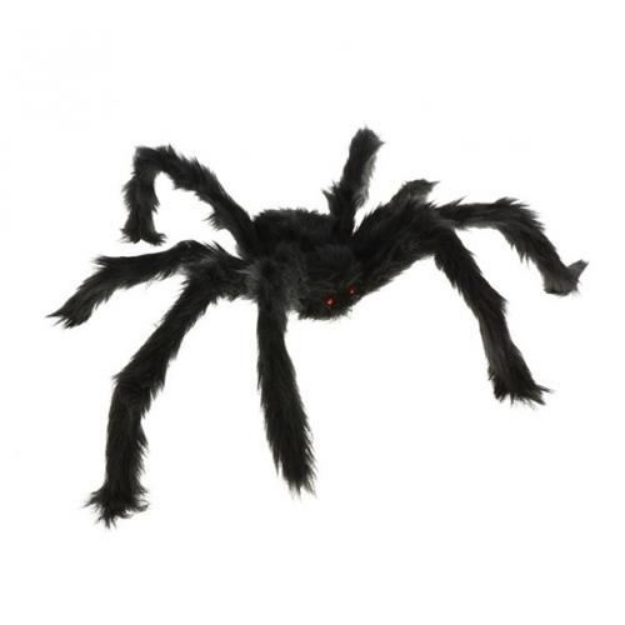 Picture of Halloween decoration - large spider with hairs, 60 cm