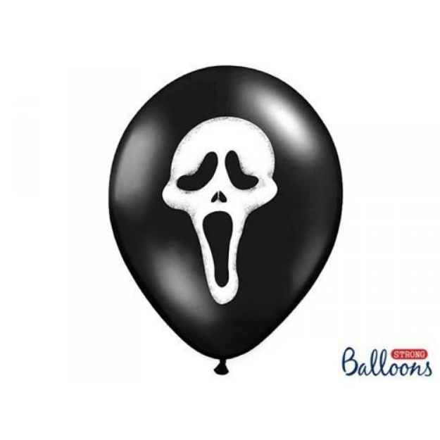 Obrázok z Latexový balónik Halloween maska 30 cm 