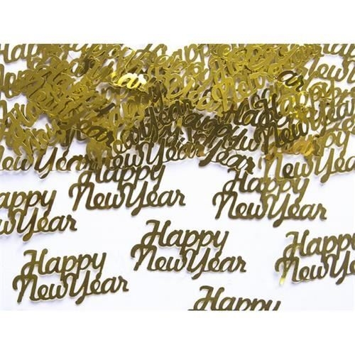 Konfety Happy New Year zlaté – 3 g
