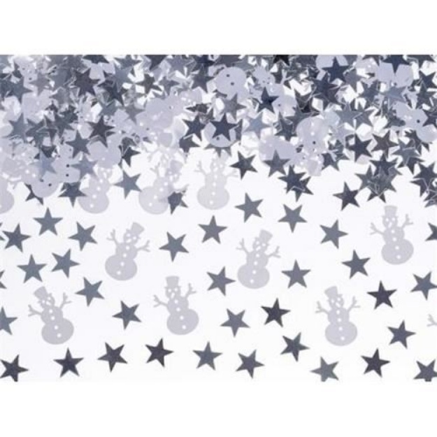 Obrázek z Konfety sněhuláci a hvězdičky - 7 g 