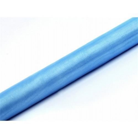 Picture of Organza light blue – 36 cm × 9 m, unedged