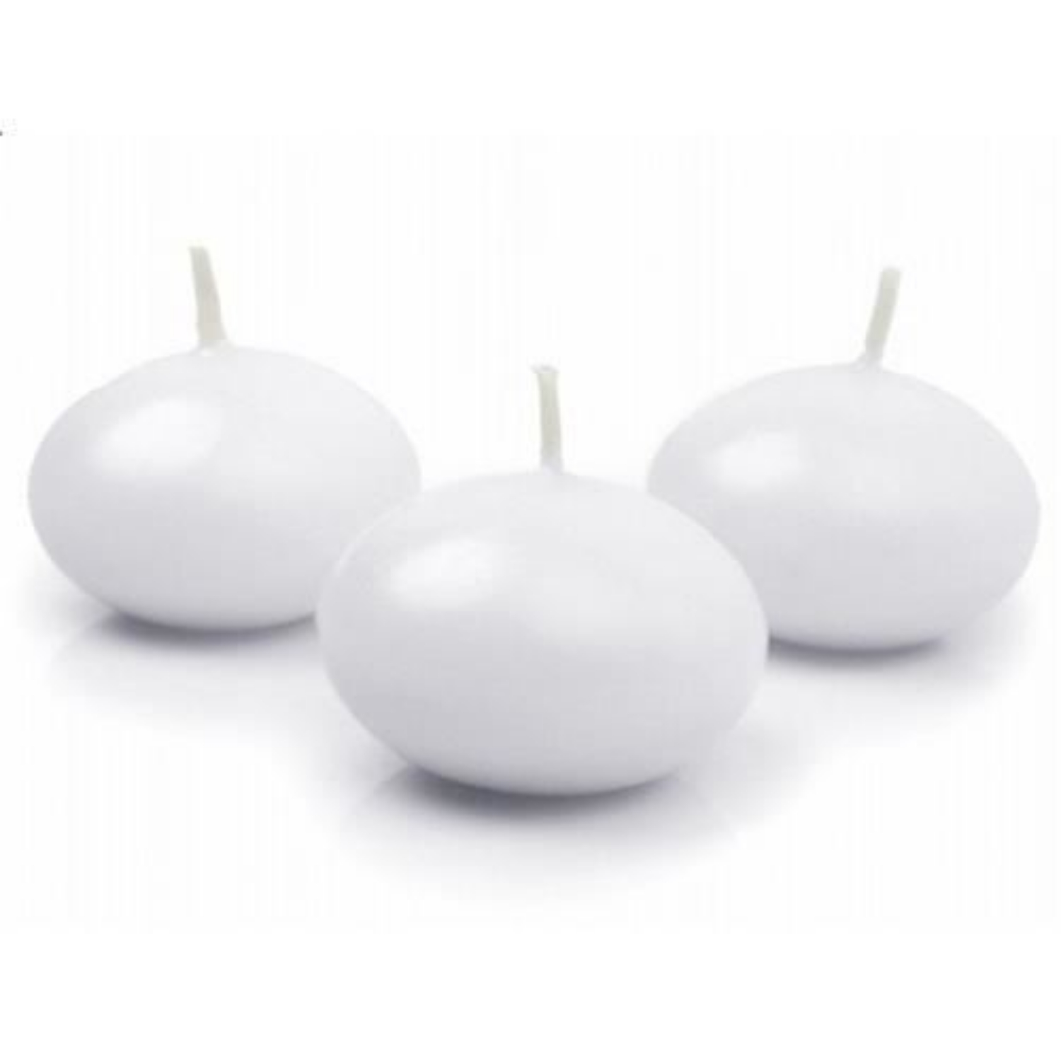 Plovoucí svíčka bílá – 4 cm, 1 ks