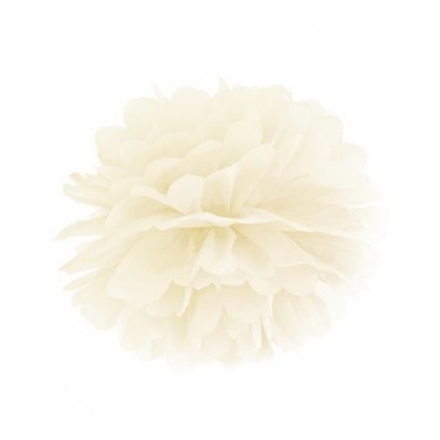 Picture of Pom pom cream – champagne – 25 cm