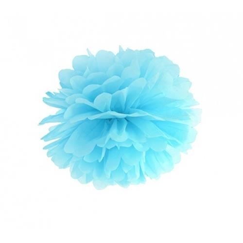 Levně Pom pom světle modrý - 25 cm