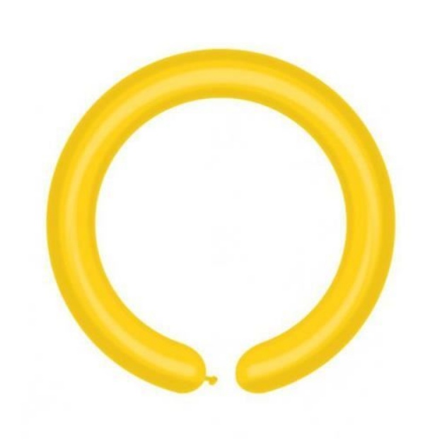 Obrázek z Modelovací balonky profesionální - 100 ks - žluté 