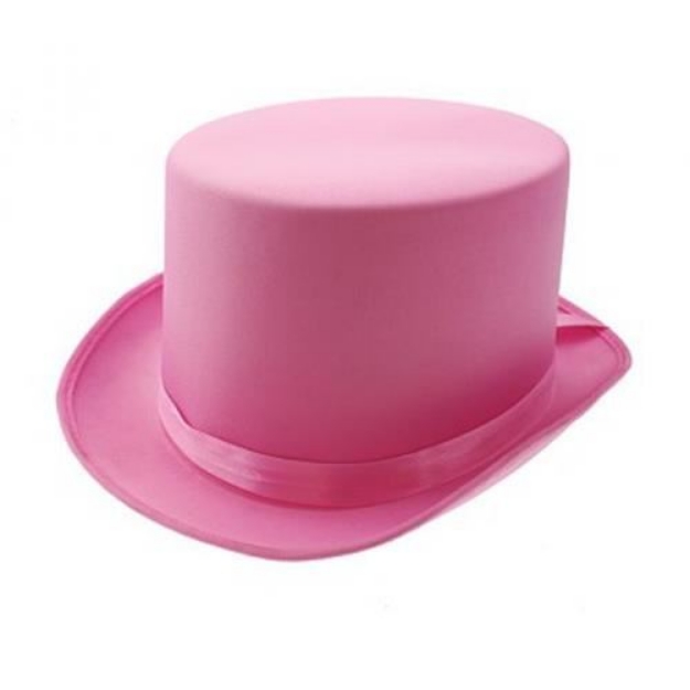 Picture of Pink smooth top hat