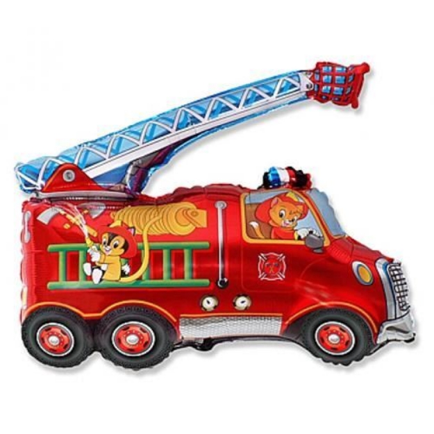 Picture of Fire truck foil balloon – XL 60 cm
