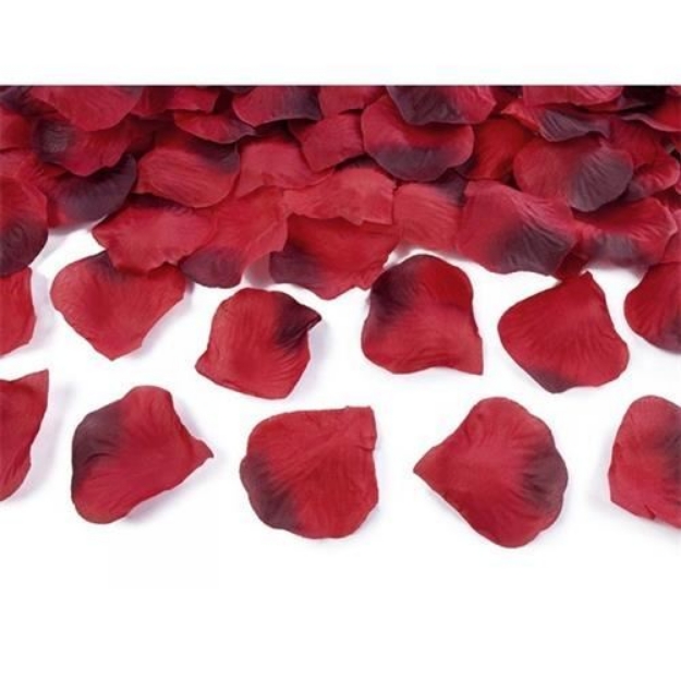 Picture of Red-black rose petals – 100 pcs