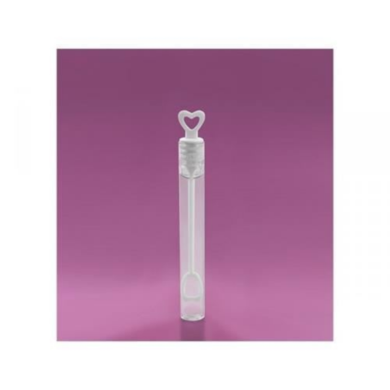 Svatební bublifuk bílý se srdíčkem – 16 ml