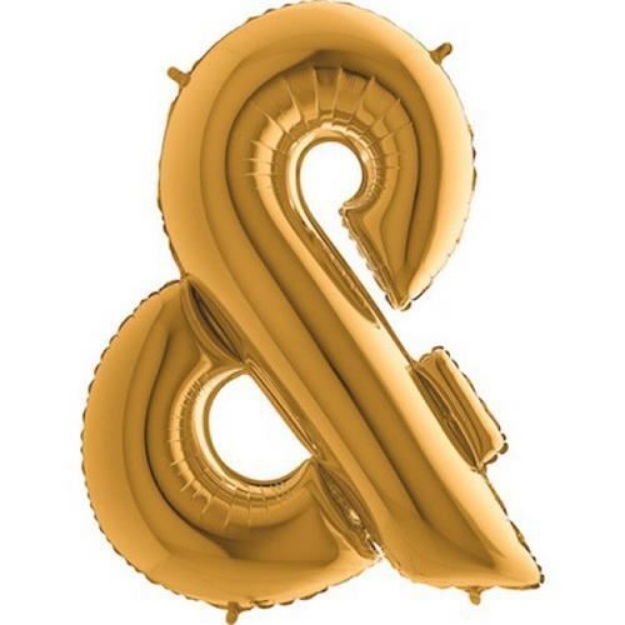 Obrázok z Fóliový symbol And zlatý 102 cm 