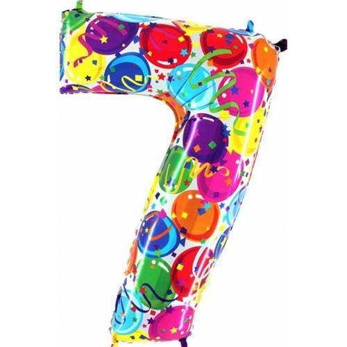 Levně Foliová číslice - balonková 7