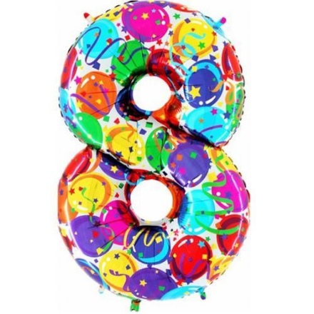 Picture of Foil number - balloon 8
