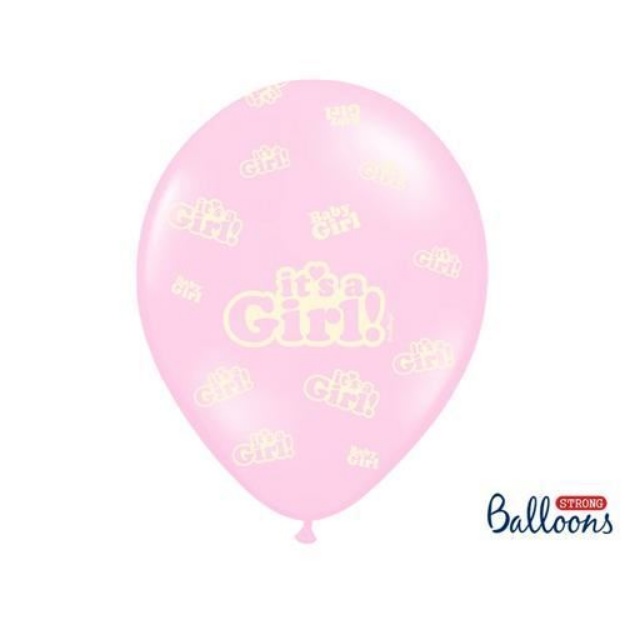 Obrázok z Latexový balónik s potlačou it is a Girl