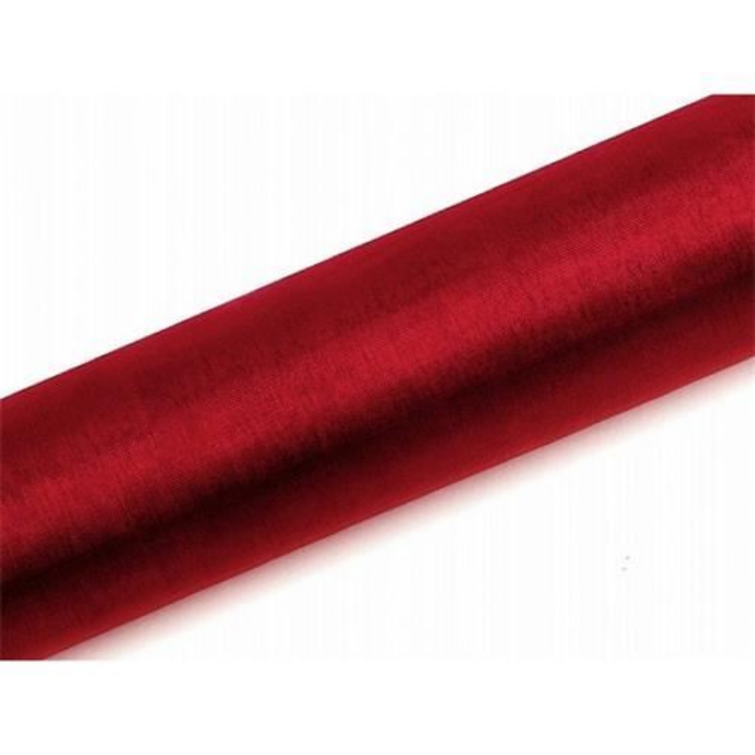 Organza 16cm x 9m červená