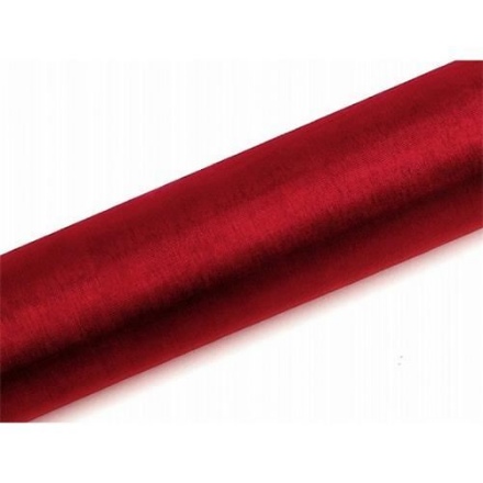 Picture of Organza 16cm x 9m červená