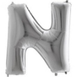 Picture of Foliové písmeno N stříbrné 102 cm