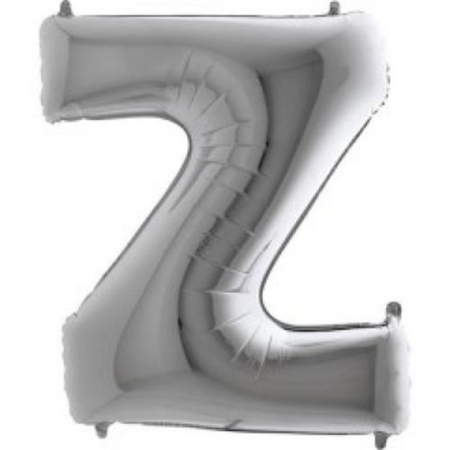 Fóliové písmeno Z stříbrné – 102 cm