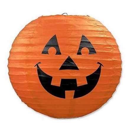 Picture of Papírový lampion dýně oranžový