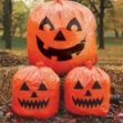 Obrázok z Dekoračné vrecia Halloween – tekvica, 3 ks