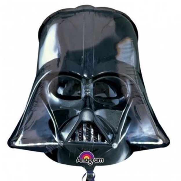 Obrázek z Foliový balonek Star Wars - hlava Darth Vader 63 cm 