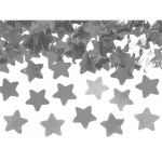 Obrázek z Vystřelovací konfety stříbrné hvězdy 60 cm 