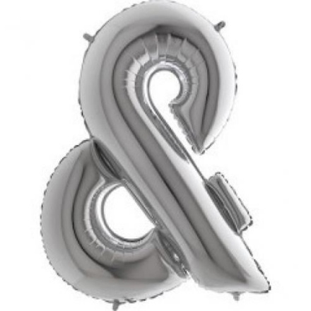 Picture of Foliový symbol And stříbrný 102 cm
