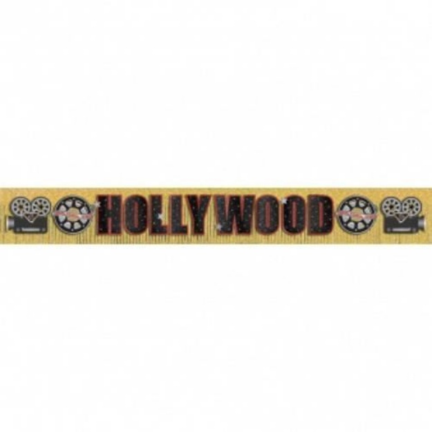 Obrázek z Party nápis glitrový Hollywood 3 m 