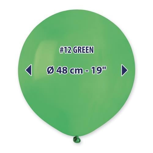 Levně Balonek Gemar zelený – 48 cm/19"
