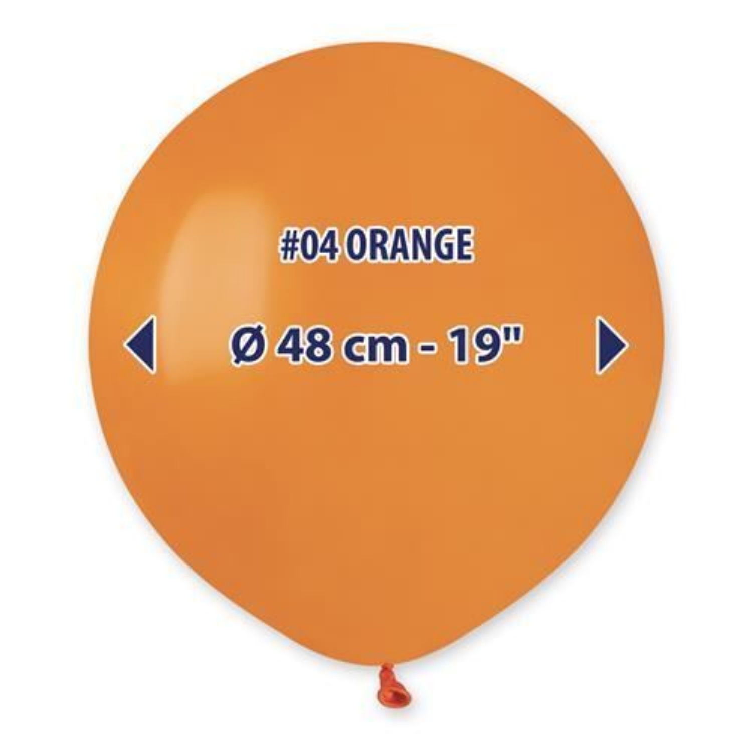 Levně Balonek Gemar oranžový – 48 cm/19"