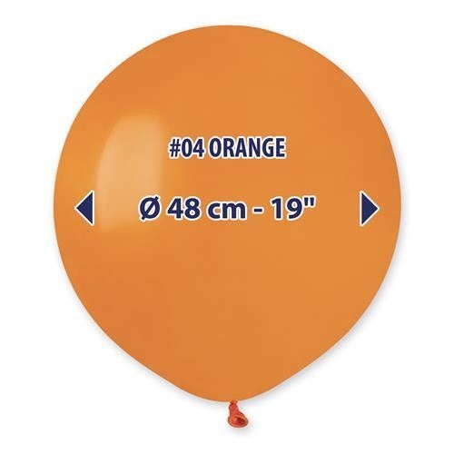 Levně Balonek Gemar oranžový – 48 cm/19"