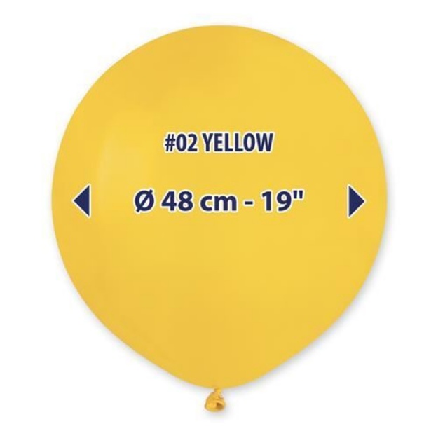 Obrázek Balonek Gemar Žlutý 48 cm