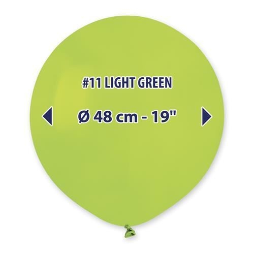 Levně Balonek Gemar světle zelený – 48 cm/19"